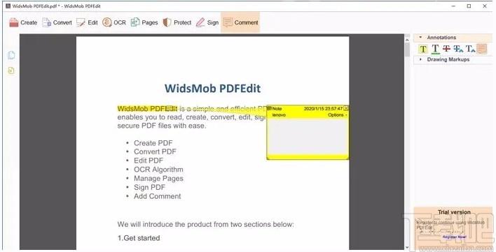 WidsMob PDFEdit下载,PDF编辑器,PDF编辑